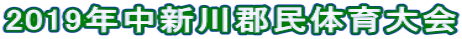 2019年中新川郡民体育大会