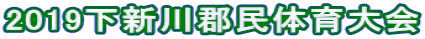 2019下新川郡民体育大会